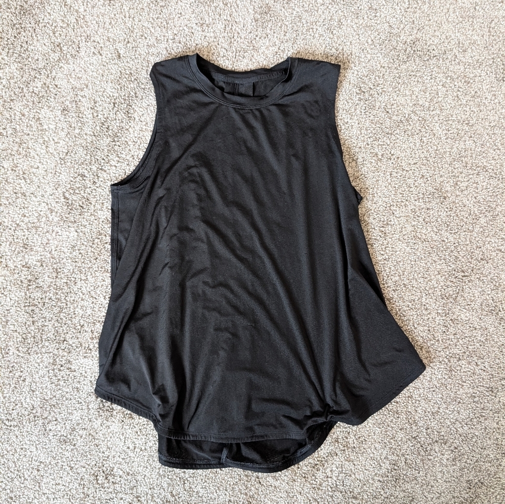 Lululemon Black Tie Back Sleeveless Tank
